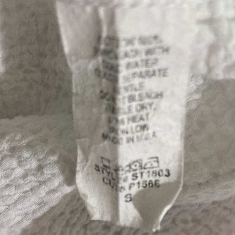 Hailey & Co Women Size S White w Embroidery  Gauze Popcorn 100 % Cotton - Picture 8 of 8